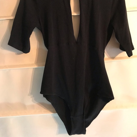 Black backless leotard - Picture 3 of 5